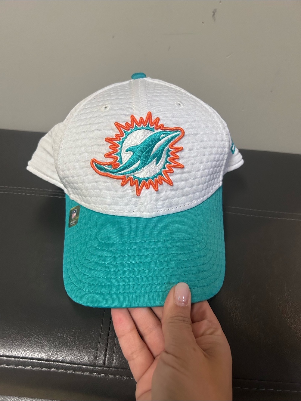New Era Kids Hat in Teal and Black